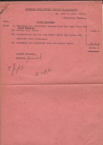 Document - MISS G ALICE JONES COLLECTION: ACCOUNT