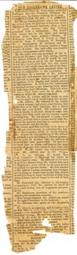 Document - ABBOTT COLLECTION: NEWSPAPER CUTTING