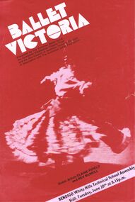 Document - BALLET VICTORIA, WHITE HILLS TECHNICAL SCHOOL ASSEMBLY HALL, 20 June, 1972