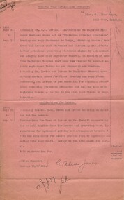 Document - MISS G ALICE JONES COLLECTION: ACCOUNT