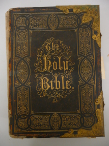 Book - ABBOTT FAMILY BIBLE, 1866