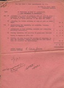 Document - MISS G ALICE JONES COLLECTION: ACCOUNT