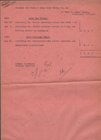 Document - MISS G ALICE JONES COLLECTION: ACCOUNT