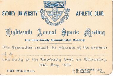 Document - LYDIA CHANCELLOR COLLECTION: ATHLETICS CARDS