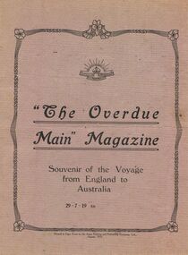 Magazine - LYDIA CHANCELLOR COLLECTION: '' THE OVERDUE MAIN'' MAGAZINE