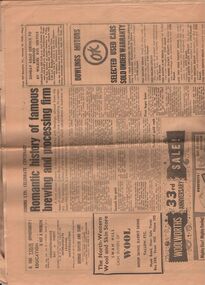 Newspaper - COHN BROTHERS COLLECTION: SWAN HILL GUARDIAN JANUARY 10TH 1958