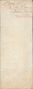 Document - COHN BROTHERS COLLECTION: HANDWRITTEN DIVIDEND SHEET DATED 1895