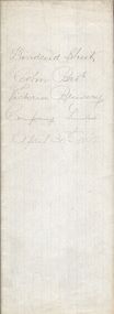 Document - COHN BROTHERS COLLECTION: HANDWRITTEN DIVIDEND SHEET DATED 1892