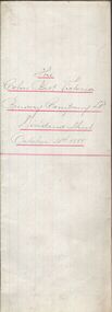 Document - COHN BROTHERS COLLECTION: HANDWRITTEN DIVIDEND SHEET DATED 1888