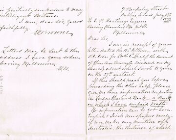 Document - COHN BROTHERS COLLECTION: HANDWRITTEN LETTER DATED 1893