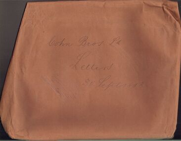 Document - COHN BROTHERS COLLECTION: BROWN MANILLA PARCEL