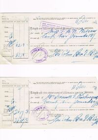 Document - COHN BROTHERS COLLECTION: PAYMENT SLIPS