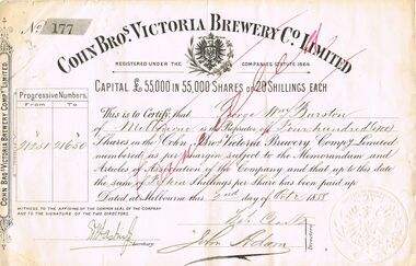 Document - COHN BROTHERS COLLECTION: SHARE SCRIP