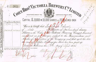 Document - COHN BROTHERS COLLECTION: SHARE SCRIP
