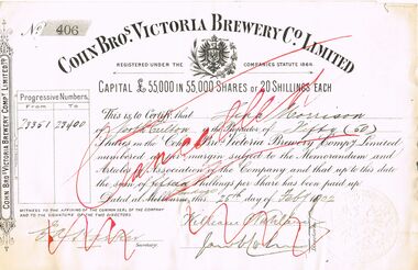 Document - COHN BROTHERS COLLECTION: SHARE SCRIP