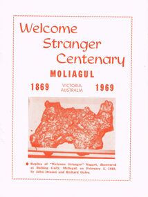 Document - WELCOME STRANGER CENTENARY, MOLIAGUL, VICTORIA, 5 Feb, 1969