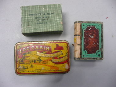 Domestic Object - TIN, BOX BUTTONS & PIN CUSHION