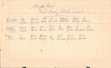 Document - LYDIA CHANCELLOR COLLECTION: CALIFORNIA GULLY FOOTBALL