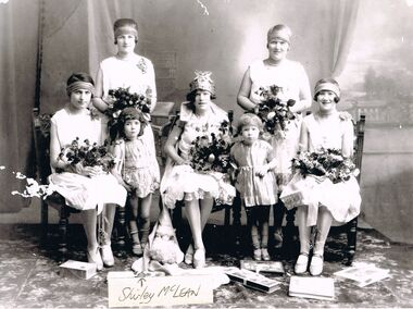 Photograph - PATRICIA COLES (NEE MCLEAN) COLLECTION: BENDIGO EASTER PARADE QUEEN COMPETITION 1928