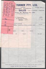 Document - T.E TURNER  PTY LTD