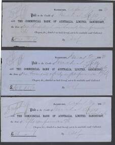 Document - COMMERCIAL BANK OF AUSTRALIA, PAY-IN SLIPS