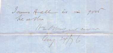 Document - ANCIENT ORDER OF FORESTERS NO 3770 COLLECTION: HEALTH CERTIFICATE