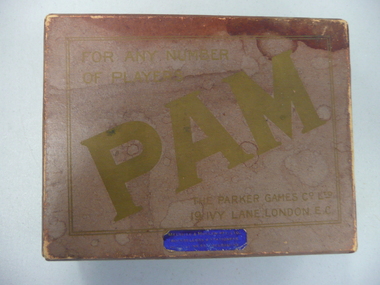 Leisure object - CARD GAME - THE GAME OF 'PAM'