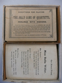 Leisure object - CARD GAME - QUARTETTS (DEALING WITH DICKENS)