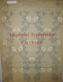 Ephemera - LYDIA CHANCELLOR COLLECTION: 2 CALENDARS