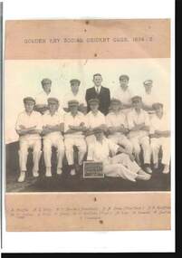 Photograph - GOLDEN KEY SOCIAL CRICKET CLUB 1934 - 5