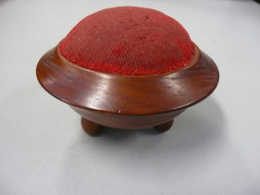 Domestic Object - PINCUSHION ON WOODEN BASE