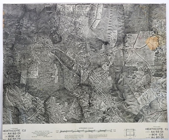 Map - FRED COWIE COLLECTION: AERIAL MAPS OF HEATHCOTE/EPPALOCK, 28-9-1960