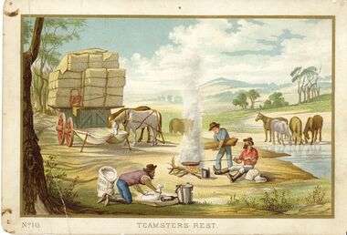 Painting - NO 10 TEAMSTERS REST