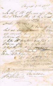 Document - ANCIENT ORDER OF FORESTERS NO 3770 COLLECTION: LETTER FROM AUDITORS
