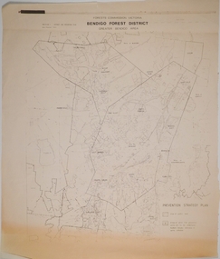 Map - CAMPBELL COLLECTION: BENDIGO AND DISTRICT MAPS, 1982