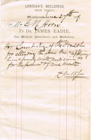 Document - ANCIENT ORDER OF FORESTERS NO 3770 COLLECTION: ACCOUNT