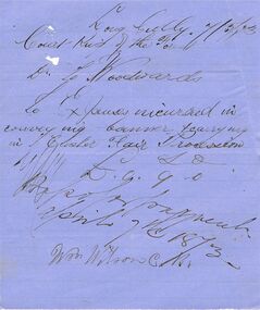 Document - ANCIENT ORDER OF FORESTERS NO 3770 COLLECTION: EXPENSE