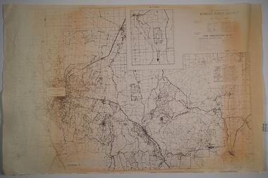 Map - CAMPBELL COLLECTION: BENDIGO AND DISTRICT MAPS