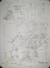 Map - CAMPBELL COLLECTION: BENDIGO AND DISTRICT MAPS, 1959