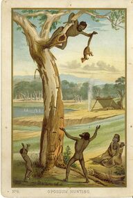 Painting - ARTWORK NO 8 OPUSSUM HUNTING