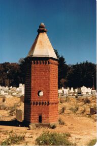 Postcard - CHINESE BURNING TOWER, WHITE HILLS CEMETERY, BENDIGO