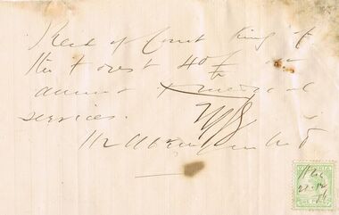 Document - ANCIENT ORDER OF FORESTERS NO. 3770 COLLECTION: RECEIPT