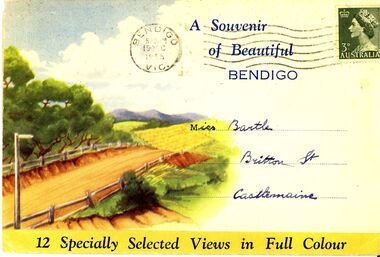 Photograph - SOUVENIR FOLDER OF BENDIGO VIEWS