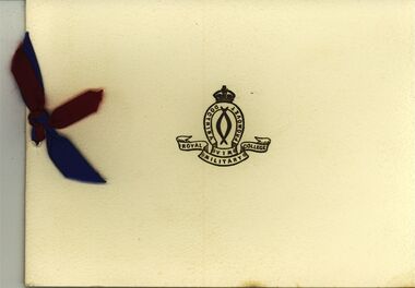 Document - ROYAL MIL;ITARY COLLEGE INVITATION
