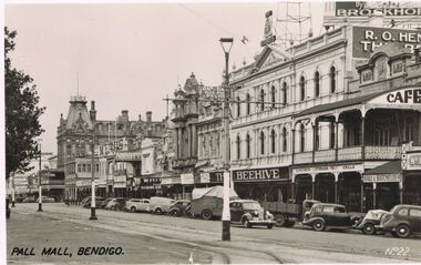 Postcard - PALL MALL, BENDIGO