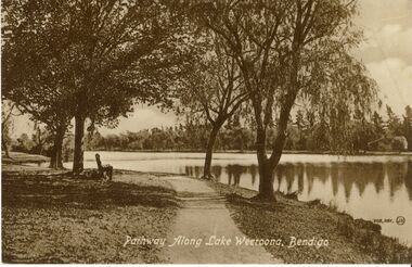 Postcard - LAKE WEEROONA BENDIGO