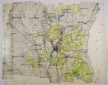 Map - CAMPBELL COLLECTION: BENDIGO AND DISTRICT MAPS