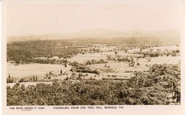 Postcard - ONE TREE HILL PANORAMA POSTCARD