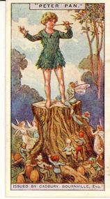 Document - CADBURY, BOURNEVILLE COCOA COLLECTORS CARD 'PETER PAN