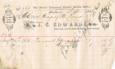 Document - ANCIENT ORDER OF FORESTERS NO 3770 COLLECTION: JOHN G EDWARDS